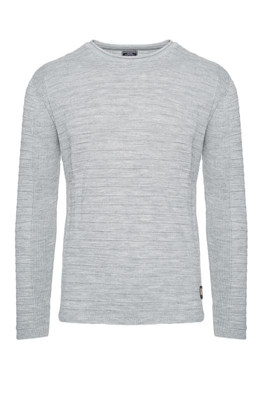 SWETER - SZARY 27005-2