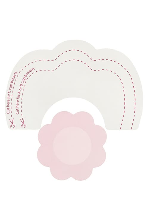 BYE BRA - TAŚMA UJĘDRNIAJĄCA PIERSI I JEDWABNE OSŁONKI NA BRODAWKI D-F 4 SZT. 50015-2